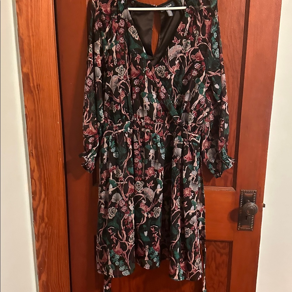 Modcloth Black and Green Ballerina Dress 1X